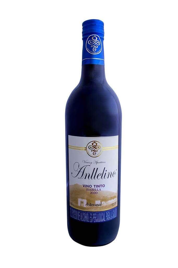 vino tinto seco Anllelino botella