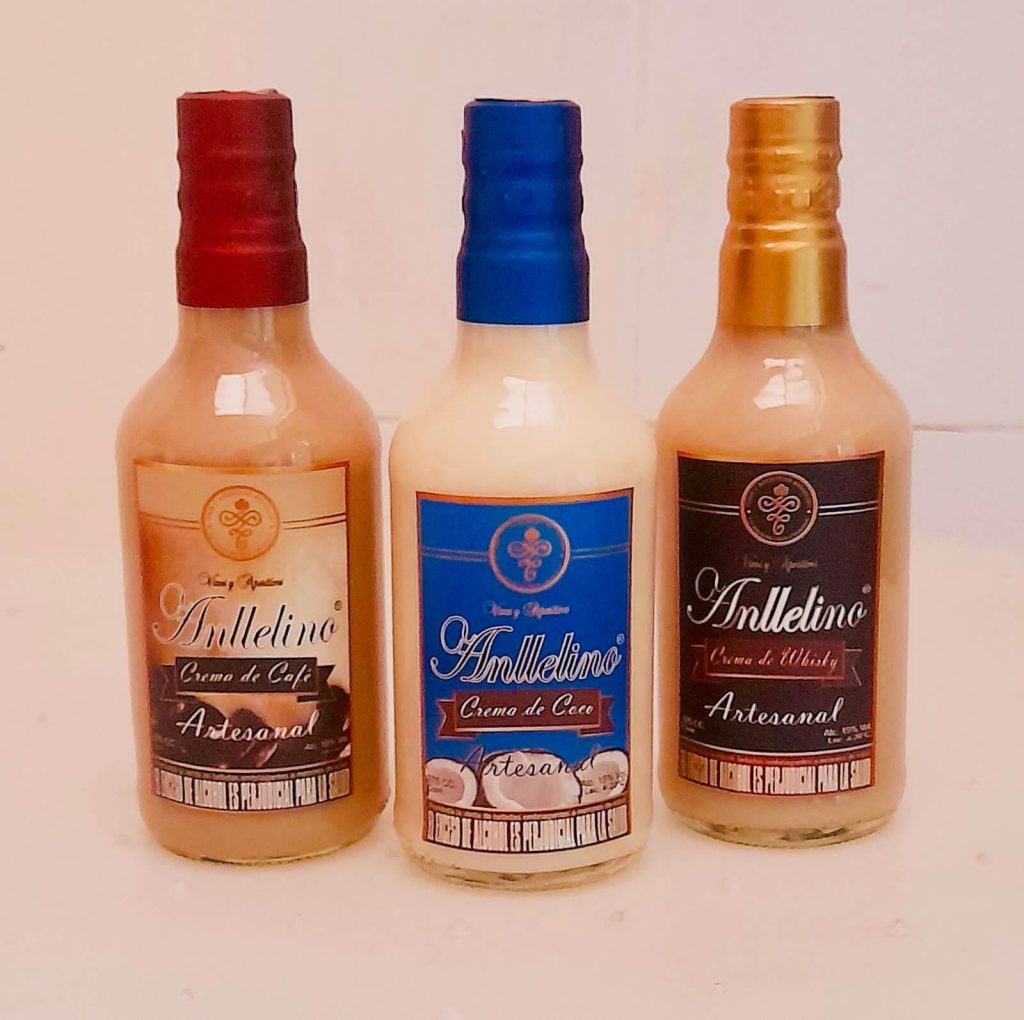 crema de licor anllelino ginebra valle