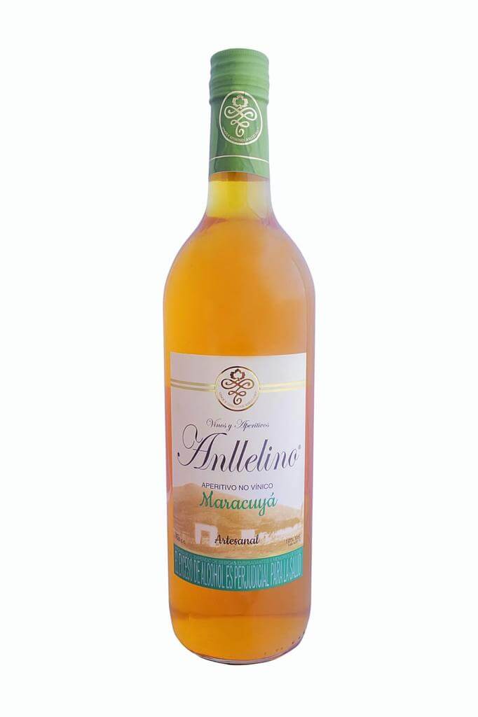 aperitivos maracuya anllelino botella 750 cc