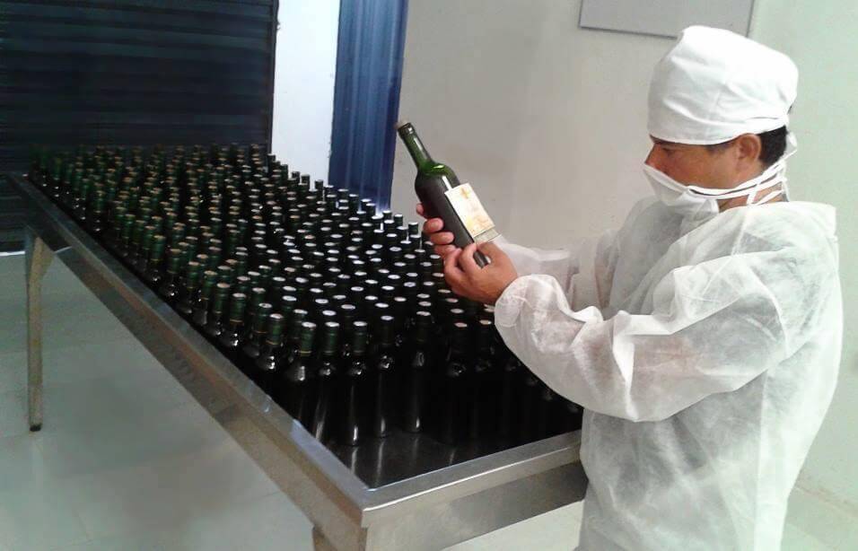 Fábrica de vino artesanal